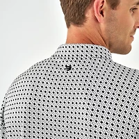 BURLEBO Men's Texas Pride Performance Polo Shirt