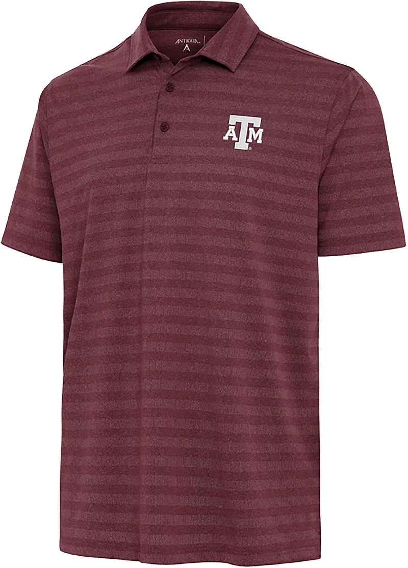 Antigua Men's Texas A&M University Urge Stripe Polo Shirt