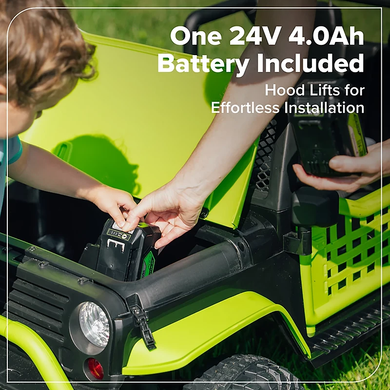 24V Jr Adventure Series Kids Ride-On Car