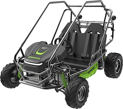 Greenworks Youth 60V Gen 2 STEALTH Series All-Terrain 2-Seat Electric Go-Kart