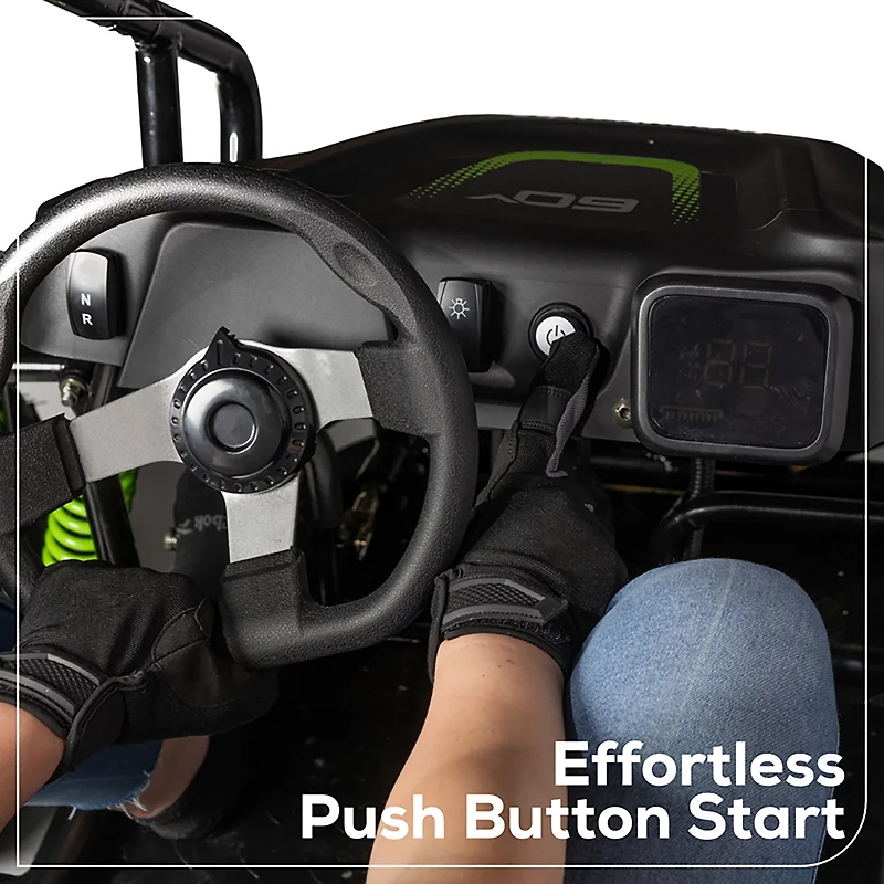 Greenworks Youth 60V Gen 2 STEALTH Series All-Terrain 2-Seat Electric Go-Kart