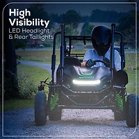 Greenworks Youth 60V Gen 2 STEALTH Series All-Terrain 2-Seat Electric Go-Kart