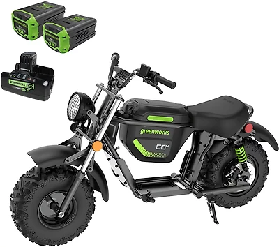 Greenworks Kids’ STEALTH 60V Mini Bike