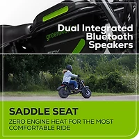 Greenworks Kids’ STEALTH 60V Mini Bike