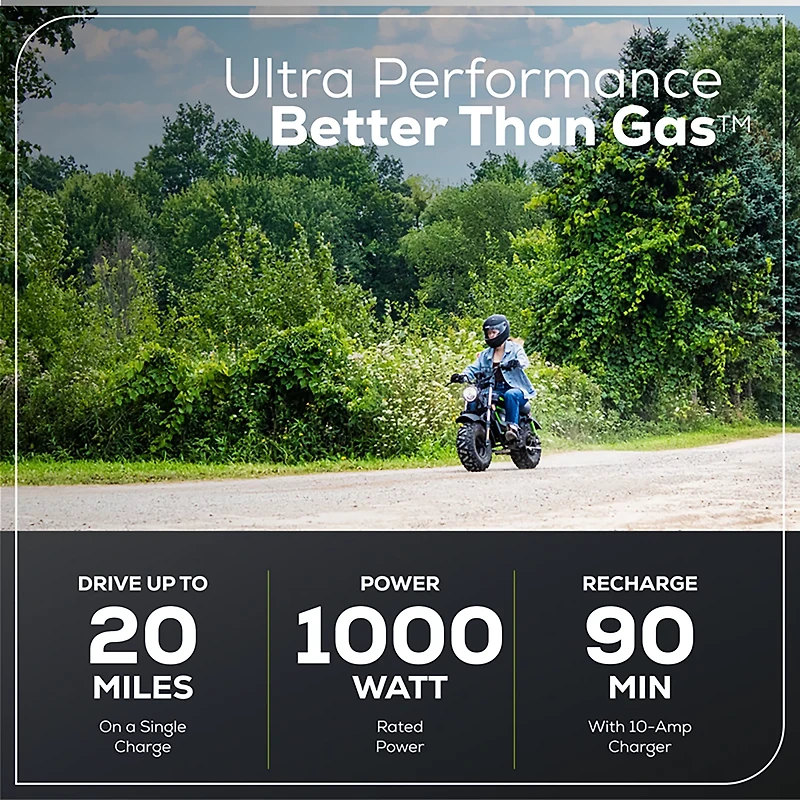 Greenworks Kids’ STEALTH 60V Mini Bike