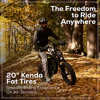 Greenworks 60V 20 in Fat Tire E-Bike 5Ah Battery