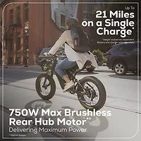 Greenworks Adults’ 60V VENTURE Series 20 in Fat Tire Electric Utility Bike