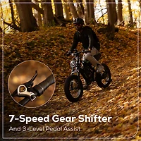 Greenworks Adults’ 60V VENTURE Series 20 in Fat Tire Electric Utility Bike