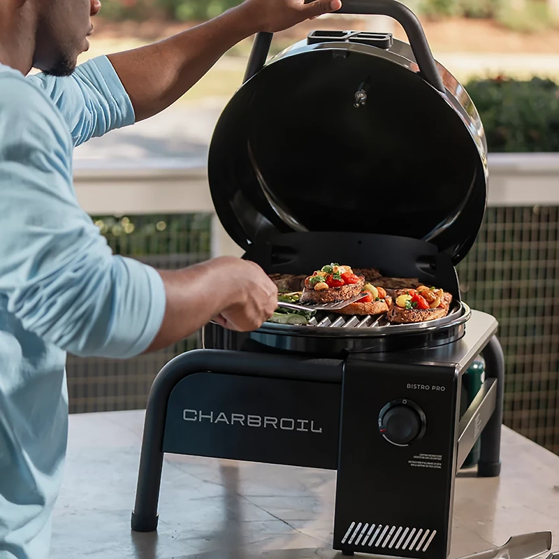 Charbroil Bistro Pro Tabletop Gas Grill Blackout