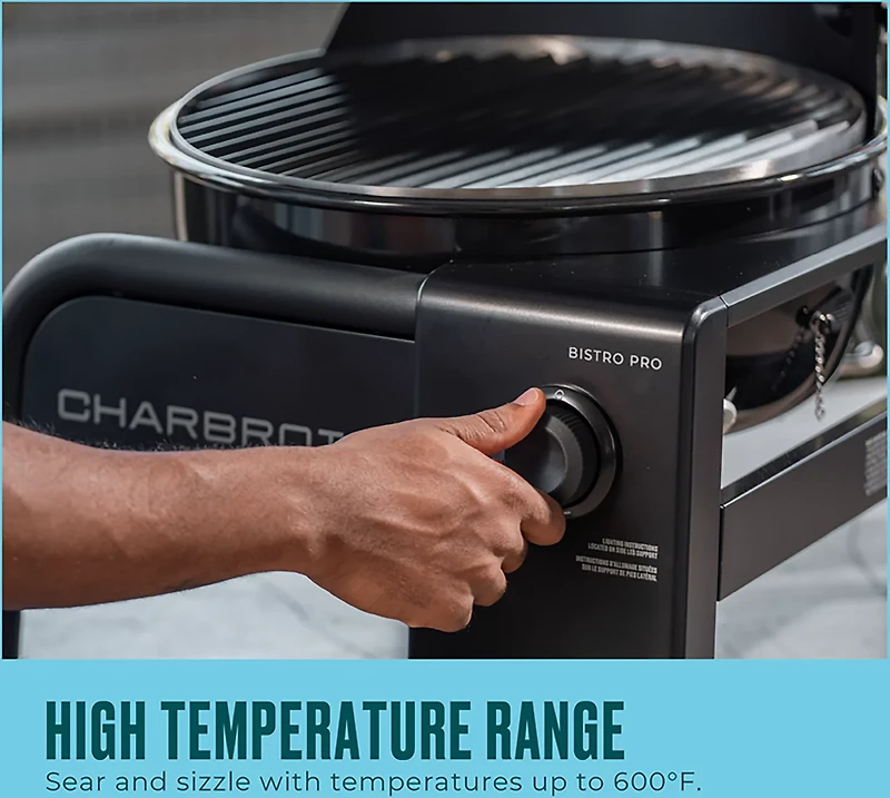 Charbroil Bistro Pro Tabletop Gas Grill Blackout