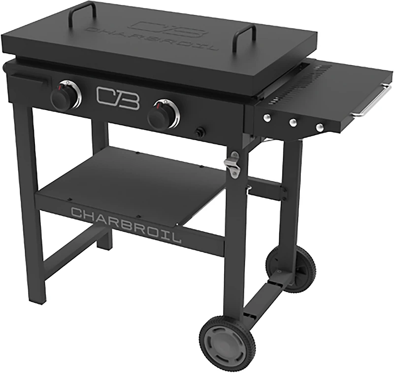 Charbroil 28" 2-Burner Gas Griddle with Cart and Hard Cover