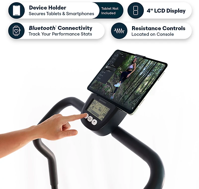 Echelon Stair Climber Max, Stair Stepper Machine with 32 Magnetic Resistance Levels and Foldable Design