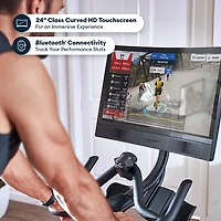 Echelon Connect EX-8s Smart Exercise Bike With 24" Class Curved HD Touchscreen and Magnetic Resistance