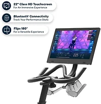 Echelon Connect EX-5s Smart Exercise Bike With 22" Class HD Touchscreen and Magnetic Resistance