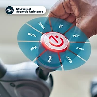 Echelon Connect EX-5s Smart Exercise Bike With 22" Class HD Touchscreen and Magnetic Resistance