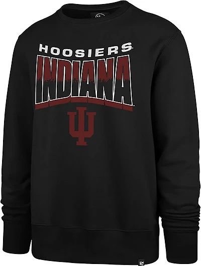 '47 Indiana University School Arch Over Logo Headline Long Sleeve Crew