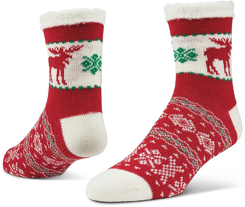 Magellan Outdoors Men's Snowy Moose Lodge Crew Socks
