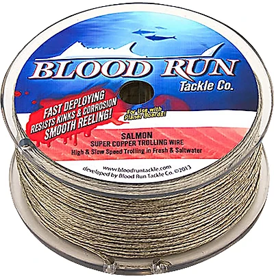 Blood Run Tackle Co. 45 lb. 300 feet Braided Copper Trolling Wire