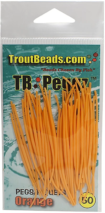TroutBeads.com TB Peggz Rubber Pegs 50-Pack
