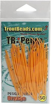 TroutBeads.com TB Peggz Rubber Pegs 50-Pack