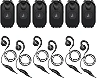 Cobra PX280 Business 2-Way Radio 6-Pack with Headset
