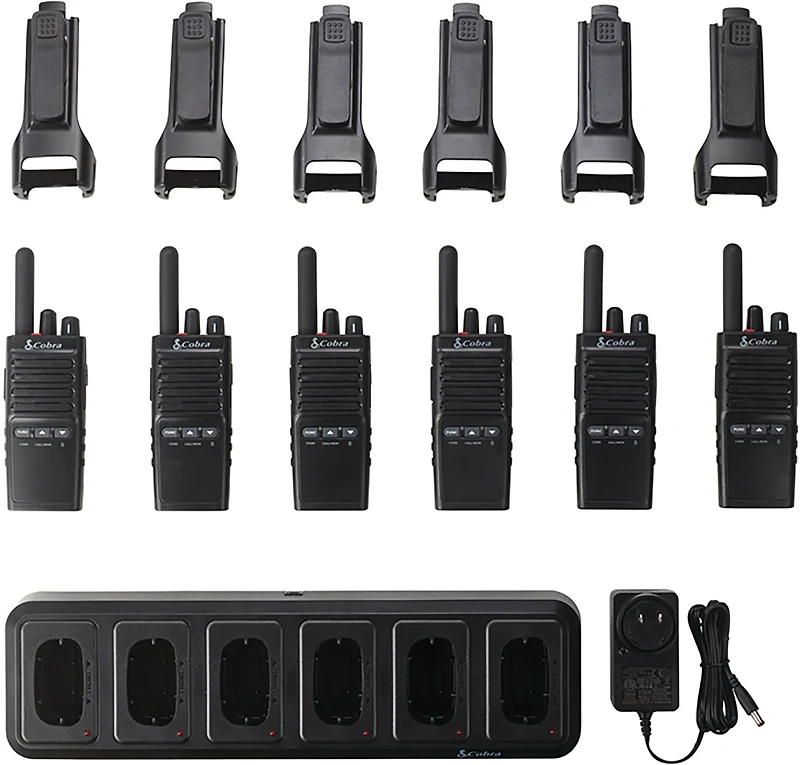 Cobra PX650 Pro Business Two-Way Radios 6-Pack