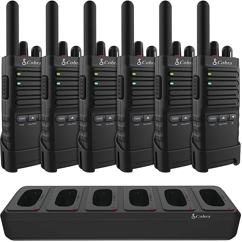 Cobra PX650 Pro Business Two-Way Radios 6-Pack