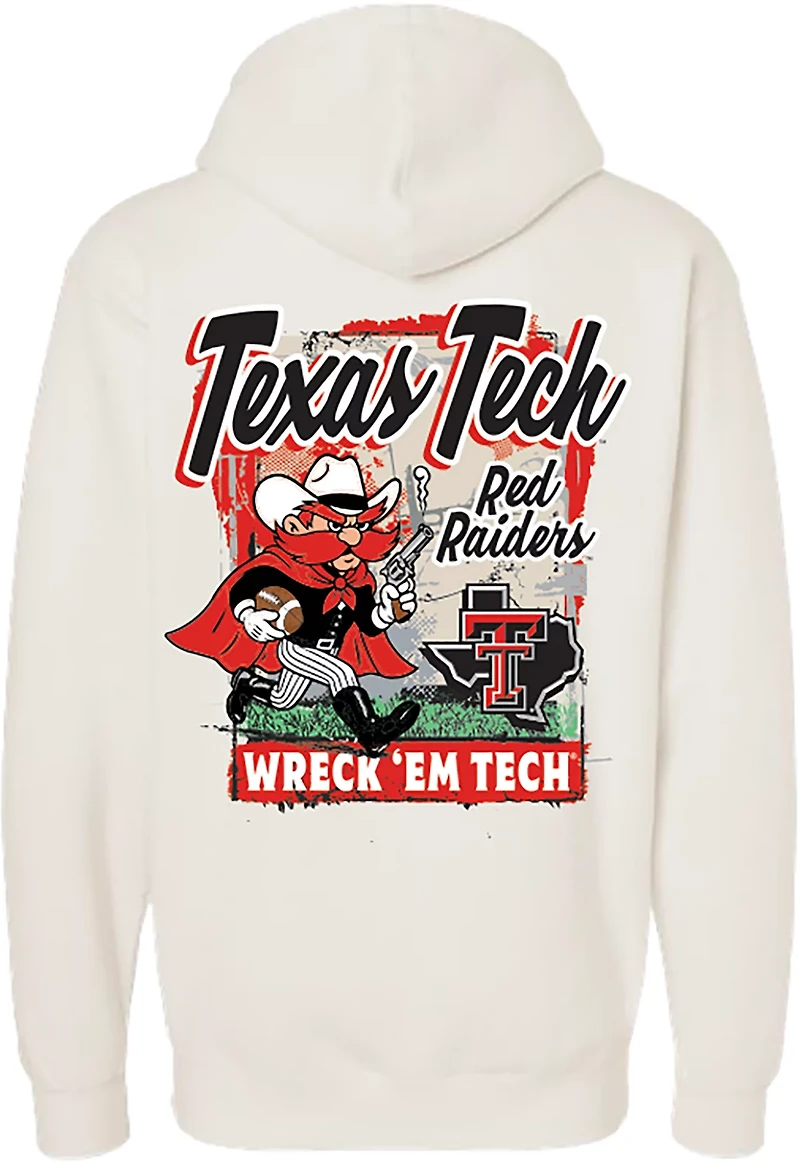 Something Inked Men's Texas Tech University Third Saturday Mascot Runner Pullover Hoodie