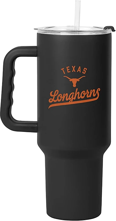 Logo Brands University of Texas Flipside 40 oz Powder Coat Tumbler