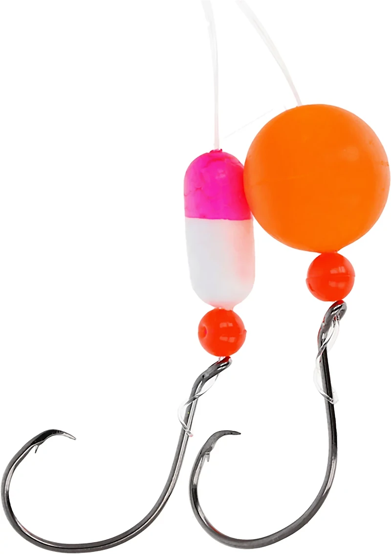 Lazer Sharp Pill Float Pompano Double Hook Rig