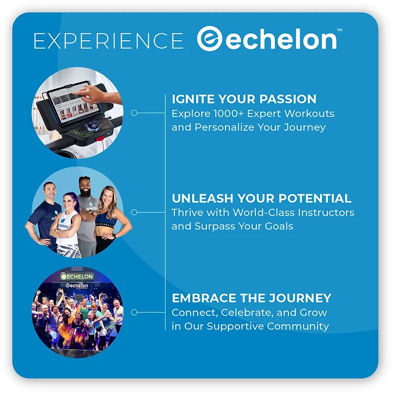 Echelon Connect EX-5s Smart Exercise Bike With 22" Class HD Touchscreen and Magnetic Resistance