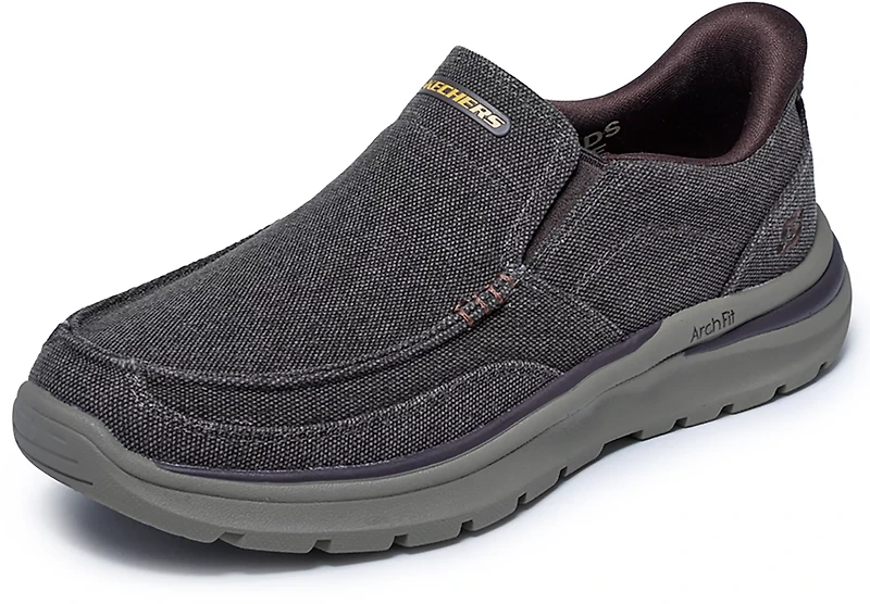 SKECHERS Men's Arch Fit Superior Canvas Slip In Shoes
