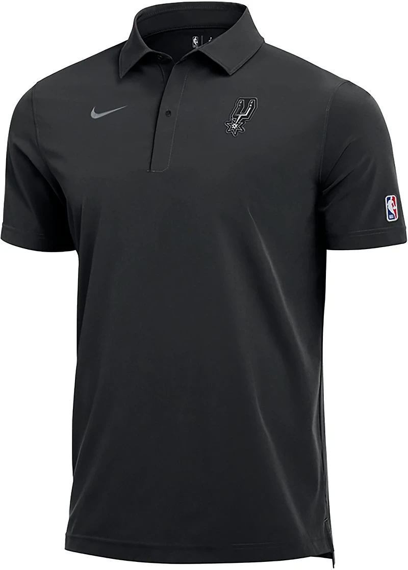 Nike Men's San Antonio Spurs Dry Fit Staff Short Sleeve Polo