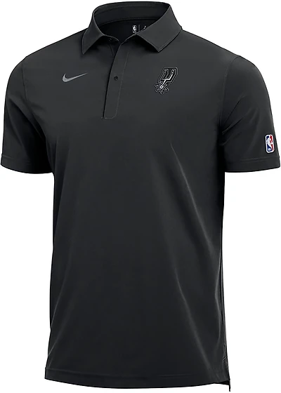 Nike Men's San Antonio Spurs Dry Fit Staff Short Sleeve Polo