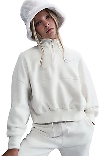 Nike Girls' Sportswear Fleece Long Sleeve 1/4-Zip Sweatshirt
