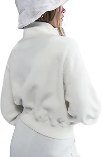 Nike Girls' Sportswear Fleece Long Sleeve 1/4-Zip Sweatshirt