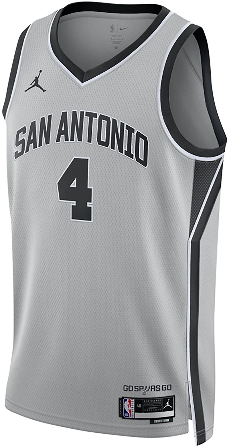 Nike Men's San Antonio Spurs De'Aaron Fox Statement Swingman Jersey