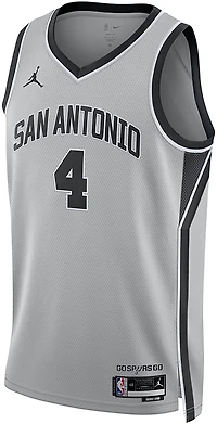 Nike Men's San Antonio Spurs De'Aaron Fox Statement Swingman Jersey