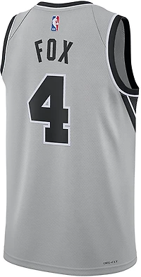 Nike Men's San Antonio Spurs De'Aaron Fox Statement Swingman Jersey