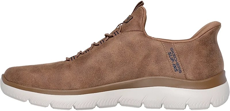 SKECHERS Men's Summit Slip-In Leather Shoes
