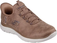 SKECHERS Men's Summit Slip-In Leather Shoes