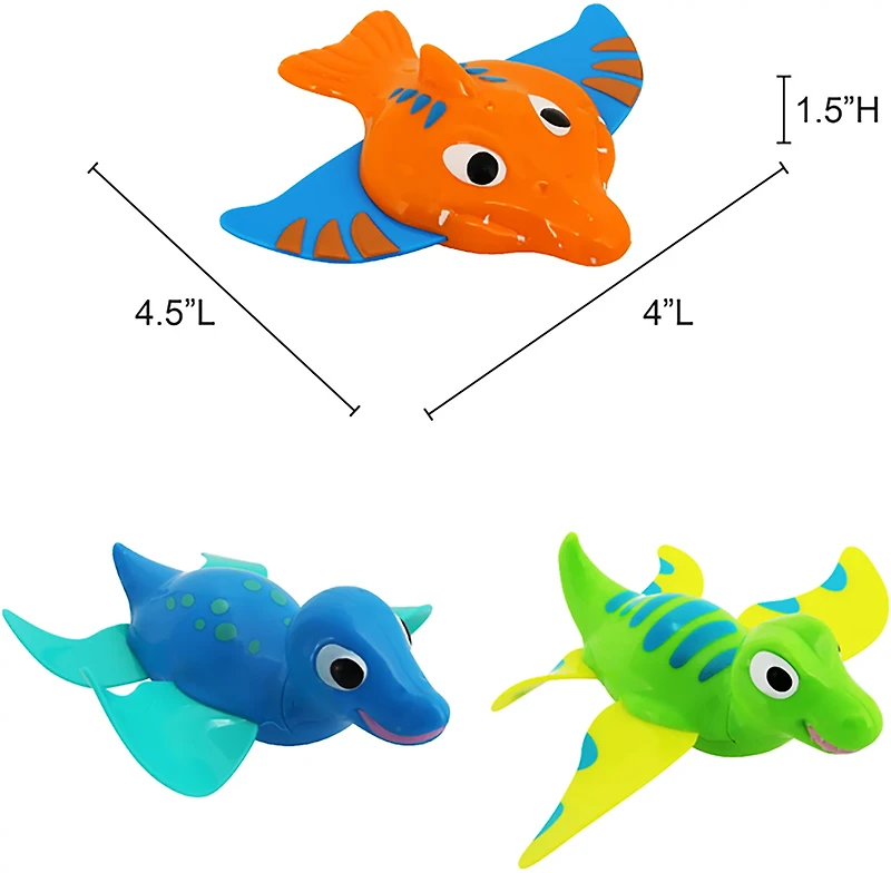 Banzai Stunt Divers 3-Piece Dino Pack