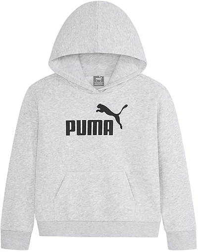 PUMA Girls’ Foundations Cotton Fleece PO Hoodie