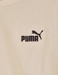 PUMA Boys’ PS Essentials Basics No 1 Logo T-shirt