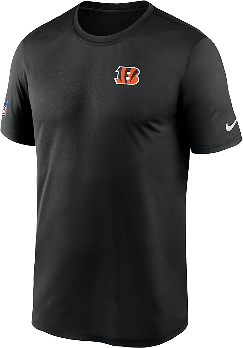 Nike Men's Cincinnati Bengals Legend Small Logo Short Sleeve T-Shirt