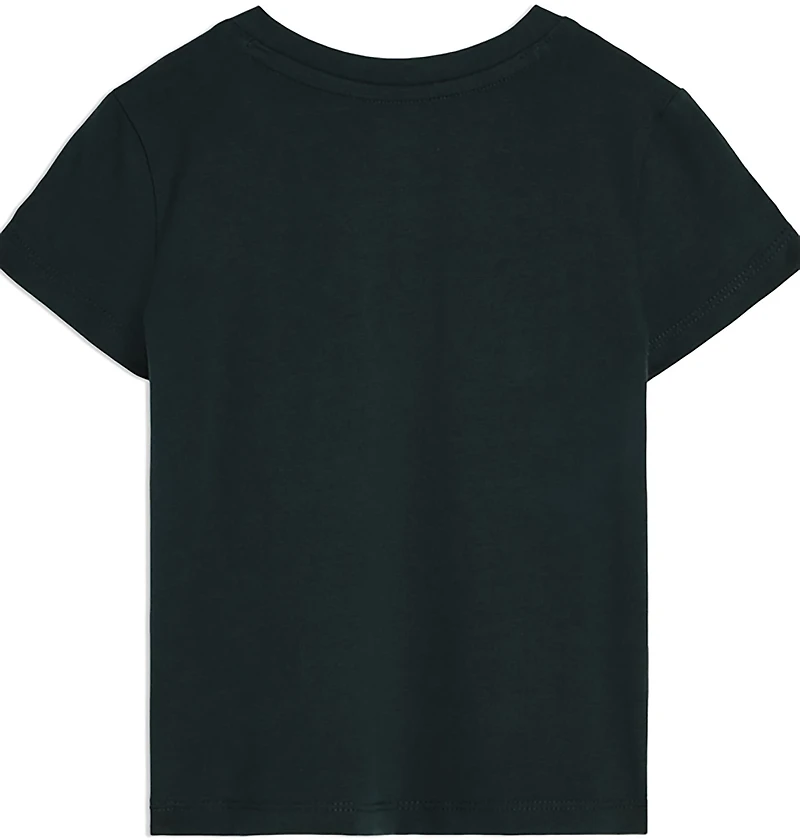 PUMA Girls’ 4-6X Bow Society Pack Cotton/Spandex Baby T-shirt