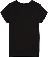 PUMA Girls’ Bow Society Pack Cotton/Spandex T-shirt