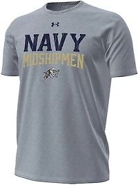 Under Armour Men's Navy Midshipmen Over Mascot Graphic T-shirt