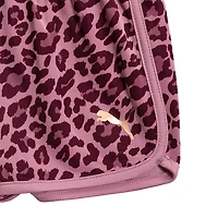 PUMA Girls’ 4-6X Poly Fleece Hoodie & Tricot Short Set