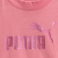 PUMA Girls’ Cotton Jersey T-shirt & Poly Spandex Skort Set